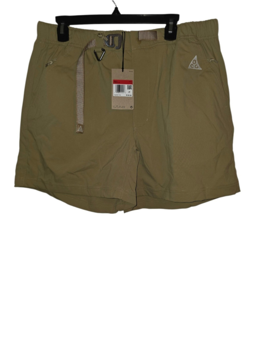 Nike ACG Men's Hiking Shorts Loose Fit Parachute Beige FN2430-297 Size Large L